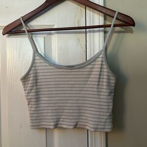 Brandy Melville Blue & White Tank Top